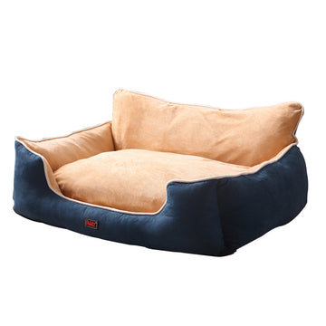 PaWz Pet Bed Dog Mattress Bedding Calming Beds Soft Cushion Puppy Pillow Blue PaWz